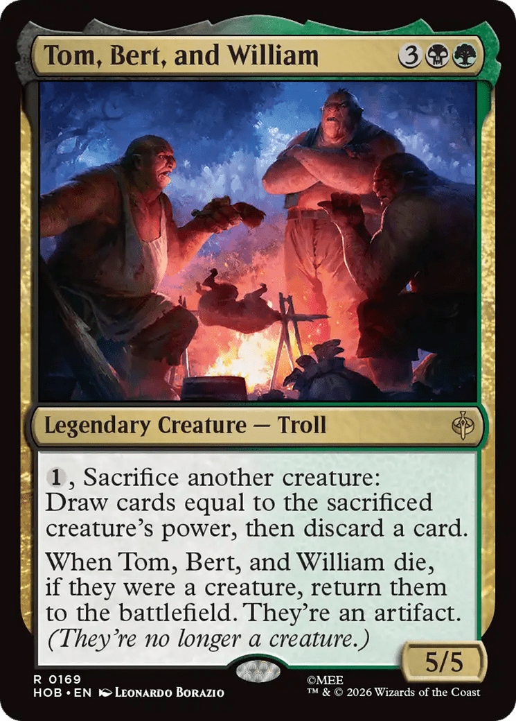 Tom, Bert, and William [The Hobbit] MTG Single Magic: The Gathering  | Multizone: Comics And Games