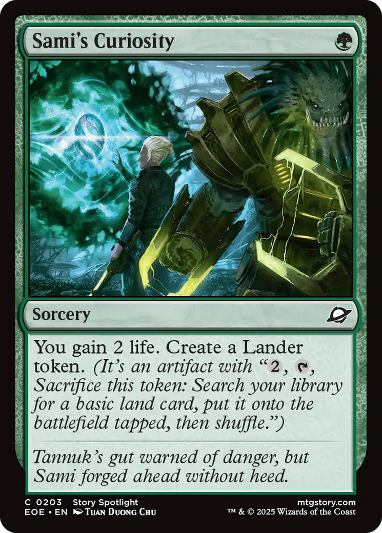 Sami's Curiosity [Edge of Eternities] MTG Single Magic: The Gathering  | Multizone: Comics And Games