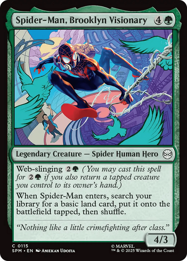 Spider-Man, Brooklyn Visionary [Marvel's Spider-Man] MTG Single Magic: The Gathering  | Multizone: Comics And Games