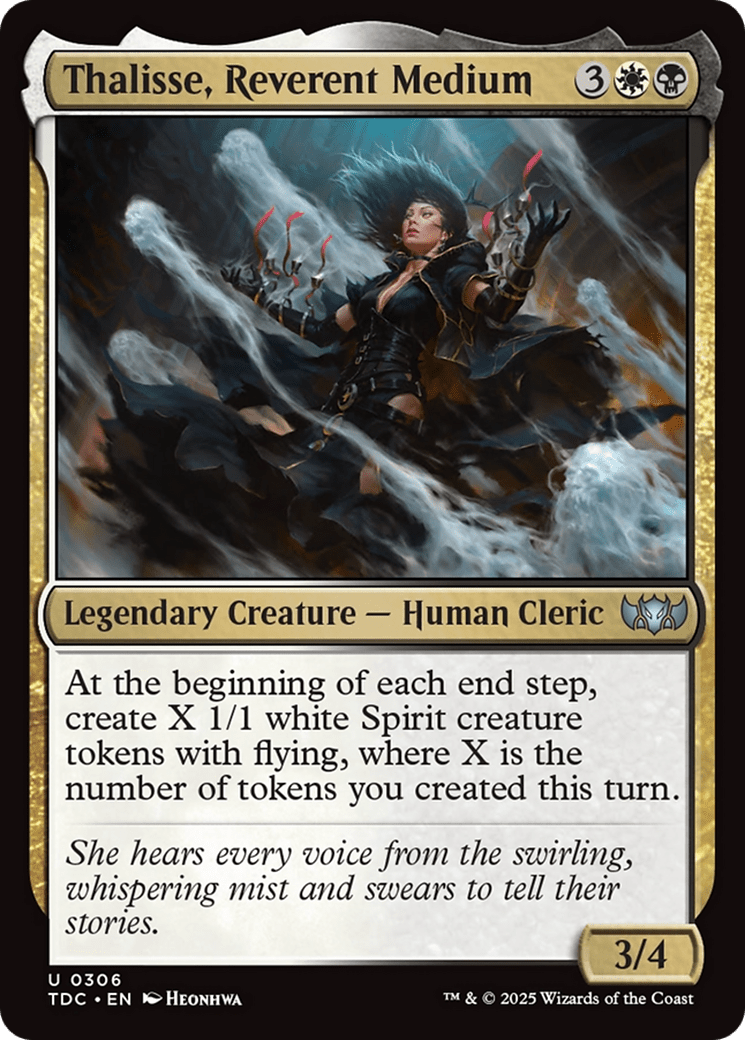 Thalisse, Reverent Medium [Tarkir: Dragonstorm Commander] MTG Single Magic: The Gathering  | Multizone: Comics And Games