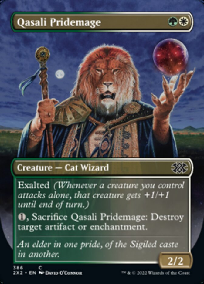 Qasali Pridemage (Borderless Alternate Art) [Double Masters 2022] | Multizone: Comics And Games