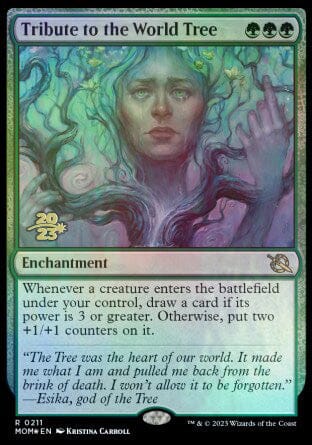 Tribute to the World Tree [March of the Machine Prerelease Promos] MTG Single Magic: The Gathering  | Multizone: Comics And Games