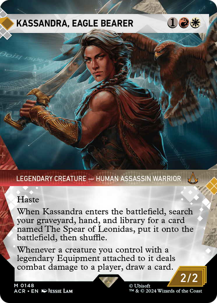 Kassandra, Eagle Bearer (Showcase) [Assassin's Creed] MTG Single Magic: The Gathering  | Multizone: Comics And Games