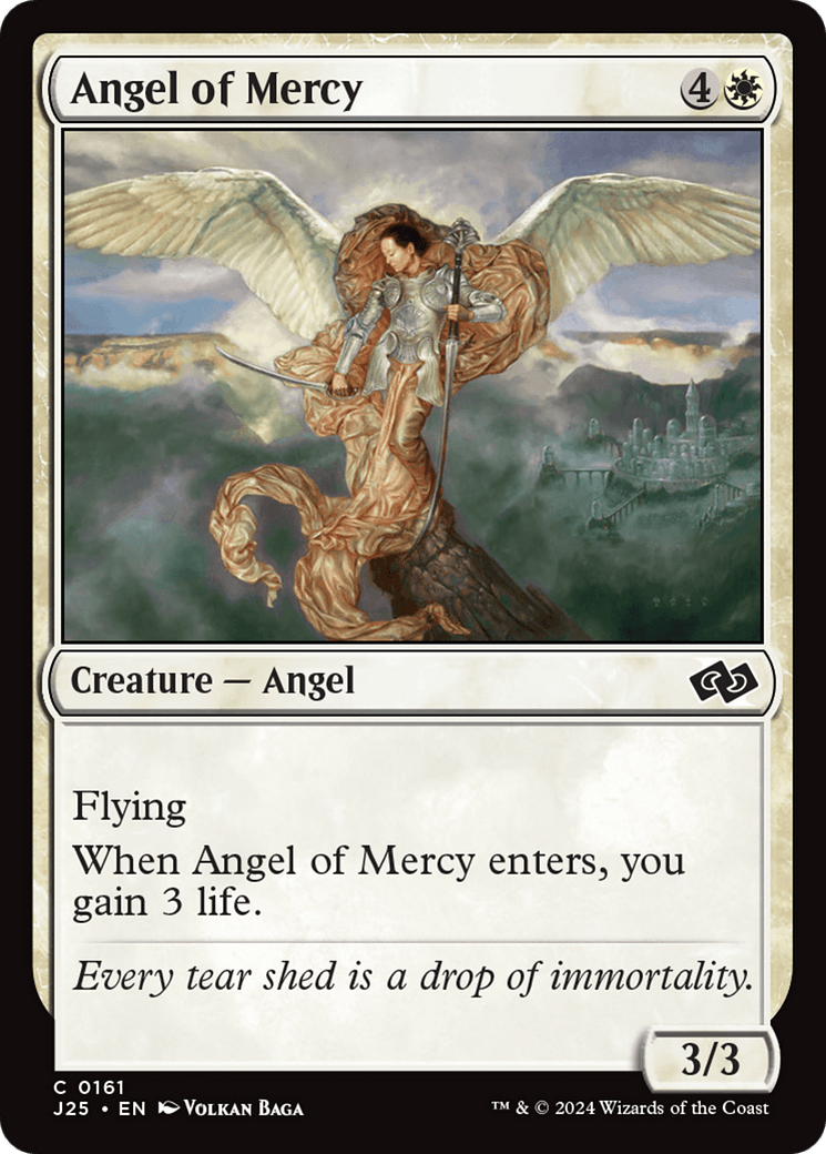 Angel of Mercy [Foundations Jumpstart] MTG Single Magic: The Gathering  | Multizone: Comics And Games