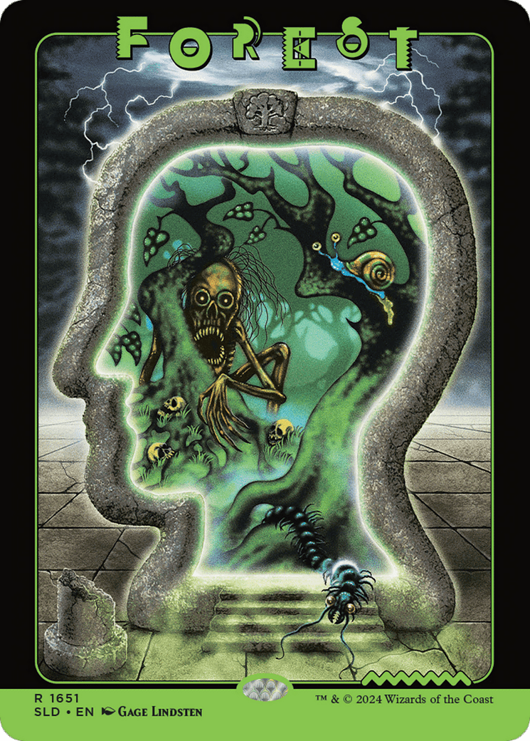 Forest (1651) (Rainbow Foil) [Secret Lair Drop Series] MTG Single Magic: The Gathering  | Multizone: Comics And Games