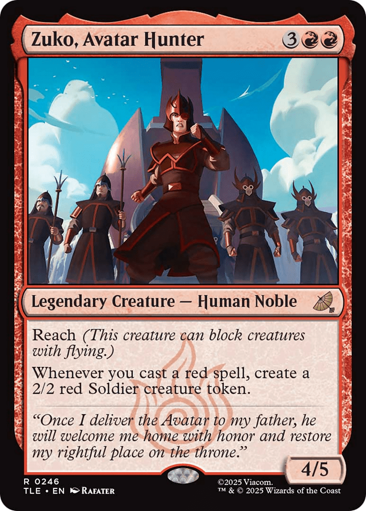 Zuko Tutorial Theme Card [Avatar: The Last Airbender: Eternal-Legal] MTG Single Magic: The Gathering  | Multizone: Comics And Games