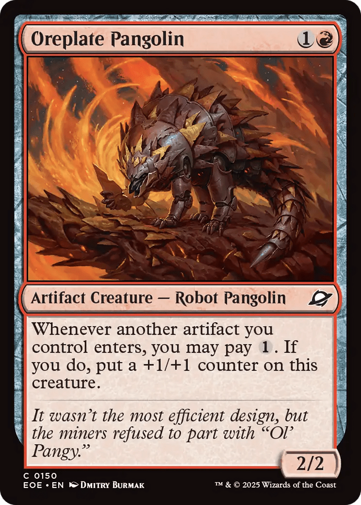 Oreplate Pangolin [Edge of Eternities] MTG Single Magic: The Gathering  | Multizone: Comics And Games