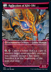 Fable of the Mirror-Breaker // Reflection of Kiki-Jiki (Showcase Soft Glow) [Kamigawa: Neon Dynasty] MTG Single Magic: The Gathering  | Multizone: Comics And Games