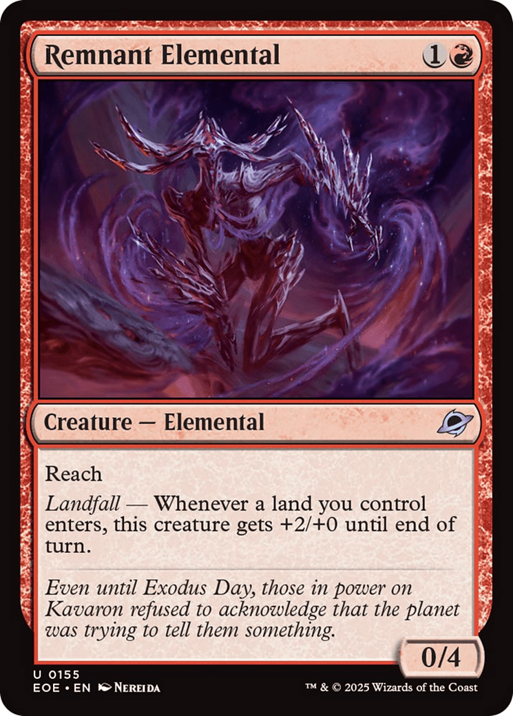 Remnant Elemental [Edge of Eternities] MTG Single Magic: The Gathering  | Multizone: Comics And Games