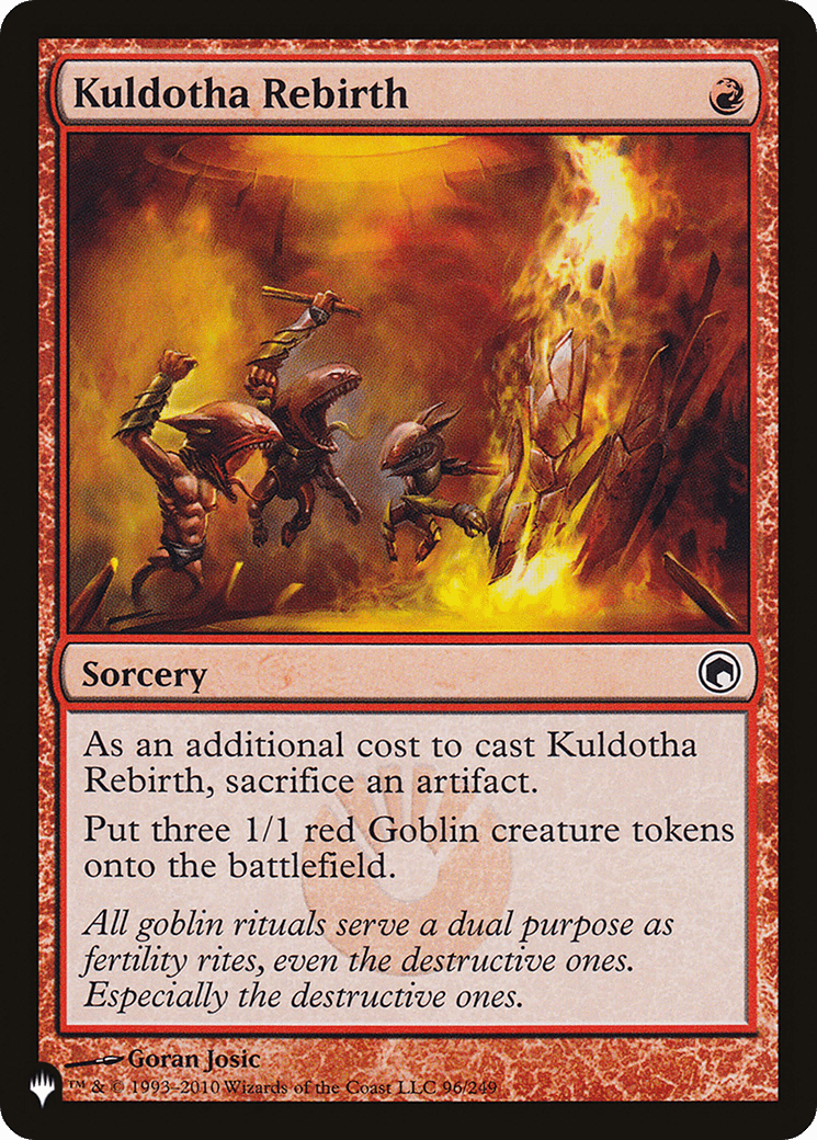 Kuldotha Rebirth [The List] MTG Single Magic: The Gathering  | Multizone: Comics And Games