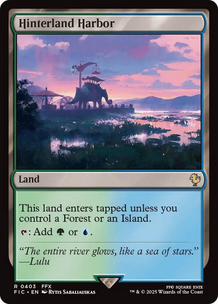 Hinterland Harbor [FINAL FANTASY Commander] MTG Single Magic: The Gathering  | Multizone: Comics And Games