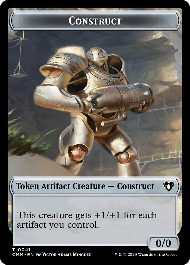 City's Blessing // Construct (41) Double-Sided Token [Commander Masters Tokens] MTG Single Magic: The Gathering  | Multizone: Comics And Games