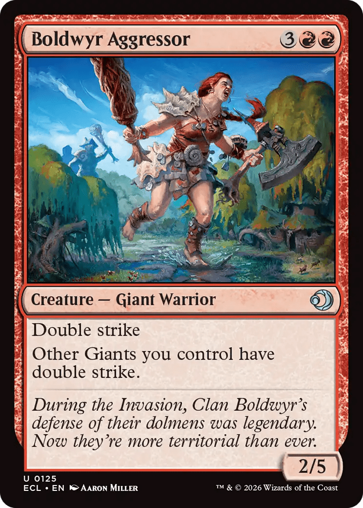 Boldwyr Aggressor [Lorwyn Eclipsed] MTG Single Magic: The Gathering  | Multizone: Comics And Games