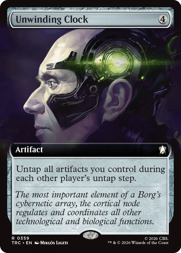 Unwinding Clock (Extended Art) [Star Trek Commander] MTG Single Magic: The Gathering  | Multizone: Comics And Games