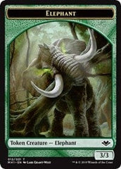 Elephant (012) // Spirit (016) Double-Sided Token [Modern Horizons Tokens] MTG Single Magic: The Gathering  | Multizone: Comics And Games