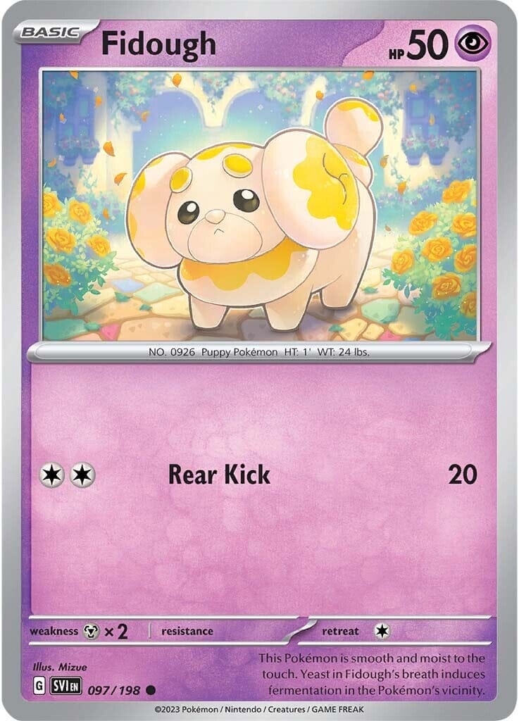 Fidough (097/198) [Scarlet & Violet: Base Set] Pokemon Single Pokémon  | Multizone: Comics And Games
