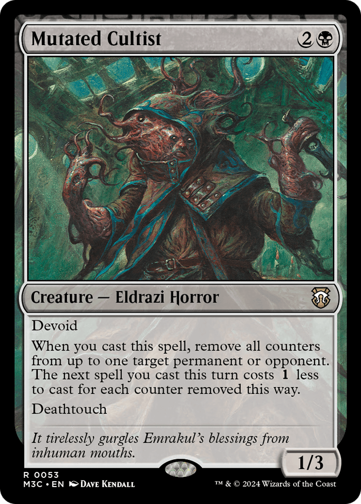 Mutated Cultist [Modern Horizons 3 Commander] MTG Single Magic: The Gathering  | Multizone: Comics And Games