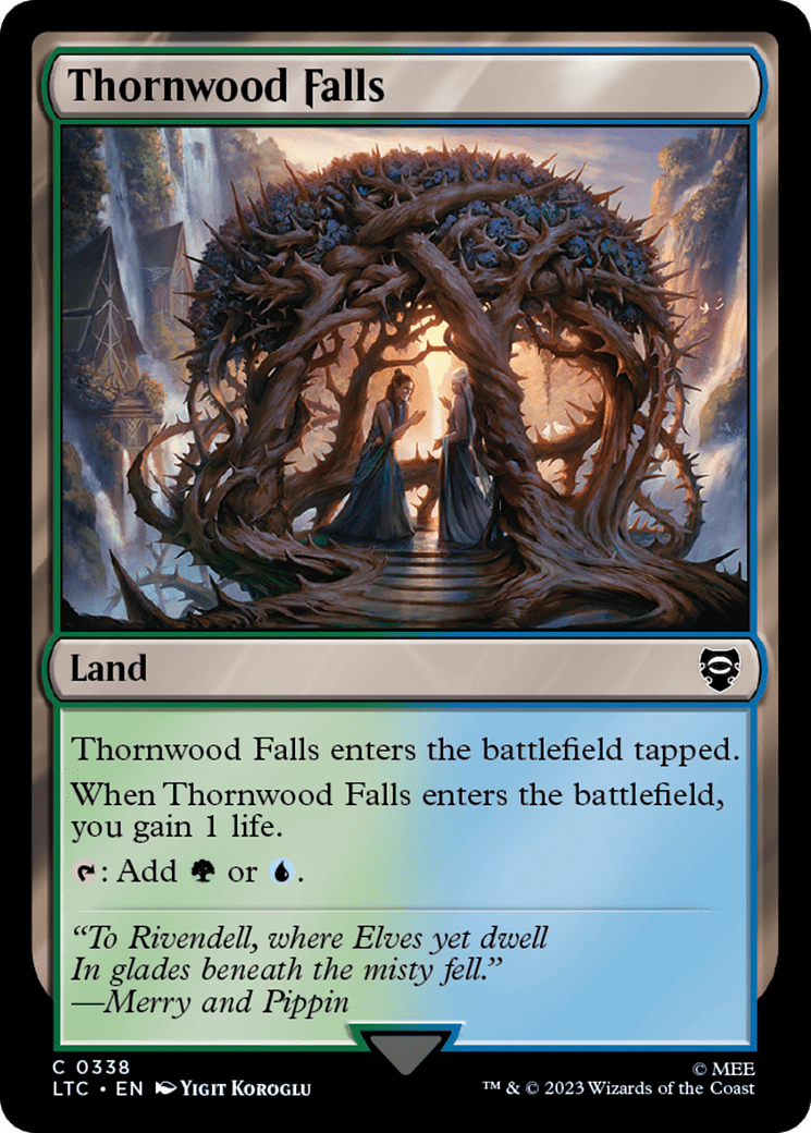 Thornwood Falls [The Lord of the Rings: Tales of Middle-Earth Commander] MTG Single Magic: The Gathering  | Multizone: Comics And Games