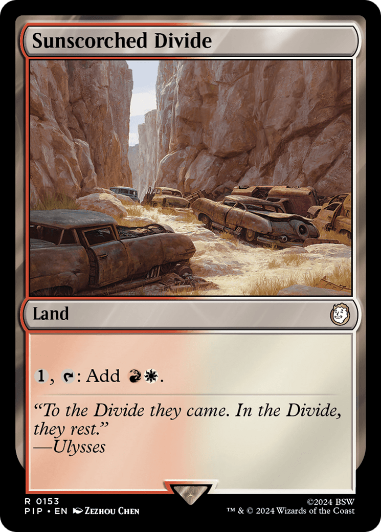 Sunscorched Divide [Fallout] MTG Single Magic: The Gathering  | Multizone: Comics And Games