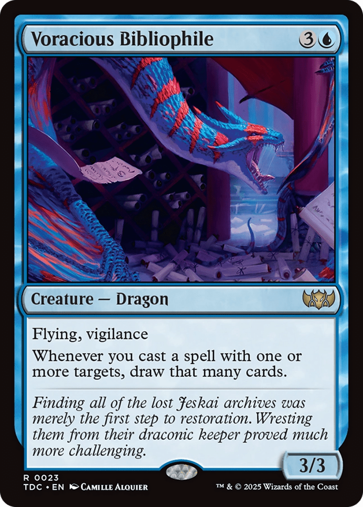 Voracious Bibliophile [Tarkir: Dragonstorm Commander] MTG Single Magic: The Gathering  | Multizone: Comics And Games