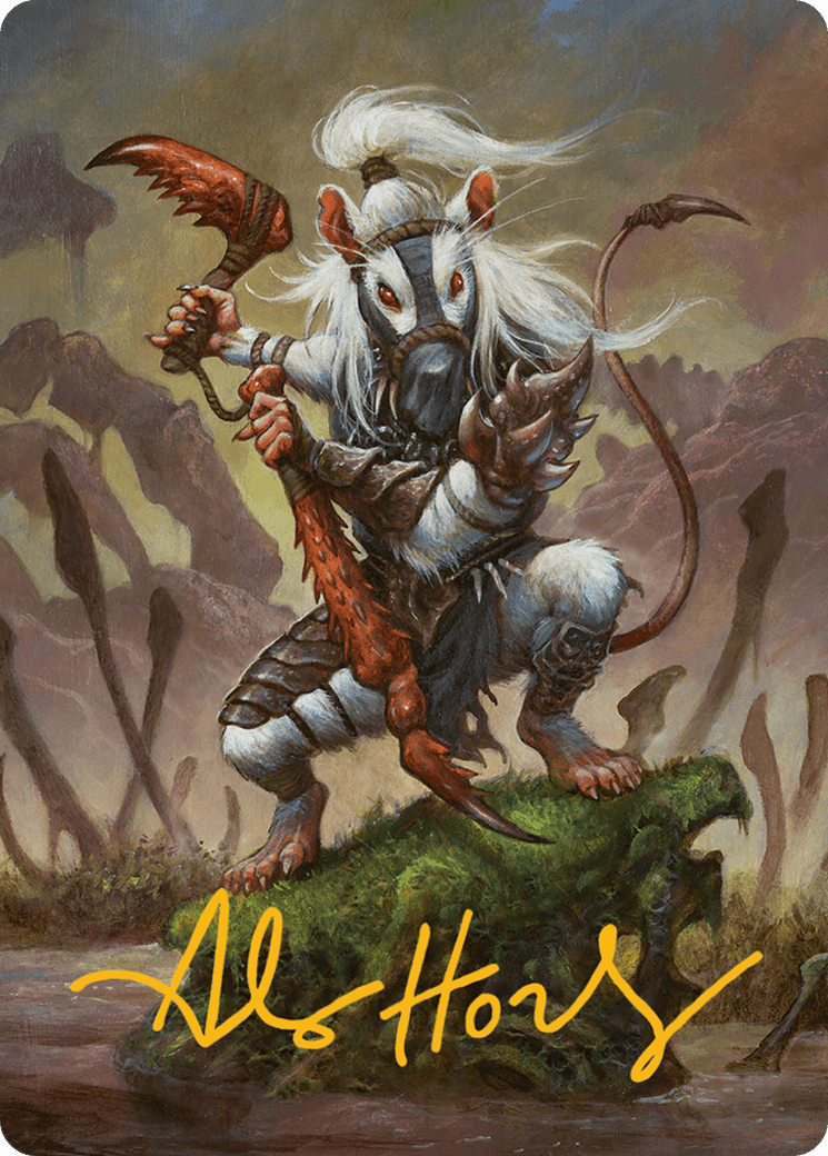 Ink-Eyes, Servant of Oni Art Card (Gold-Stamped Signature) [Bloomburrow Art Series] MTG Single Magic: The Gathering  | Multizone: Comics And Games