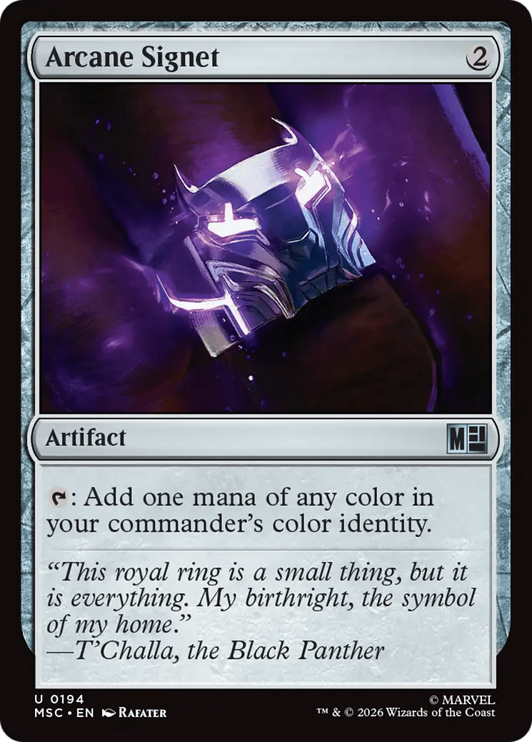 Arcane Signet (0194) [Marvel Super Heroes Commander] MTG Single Magic: The Gathering  | Multizone: Comics And Games