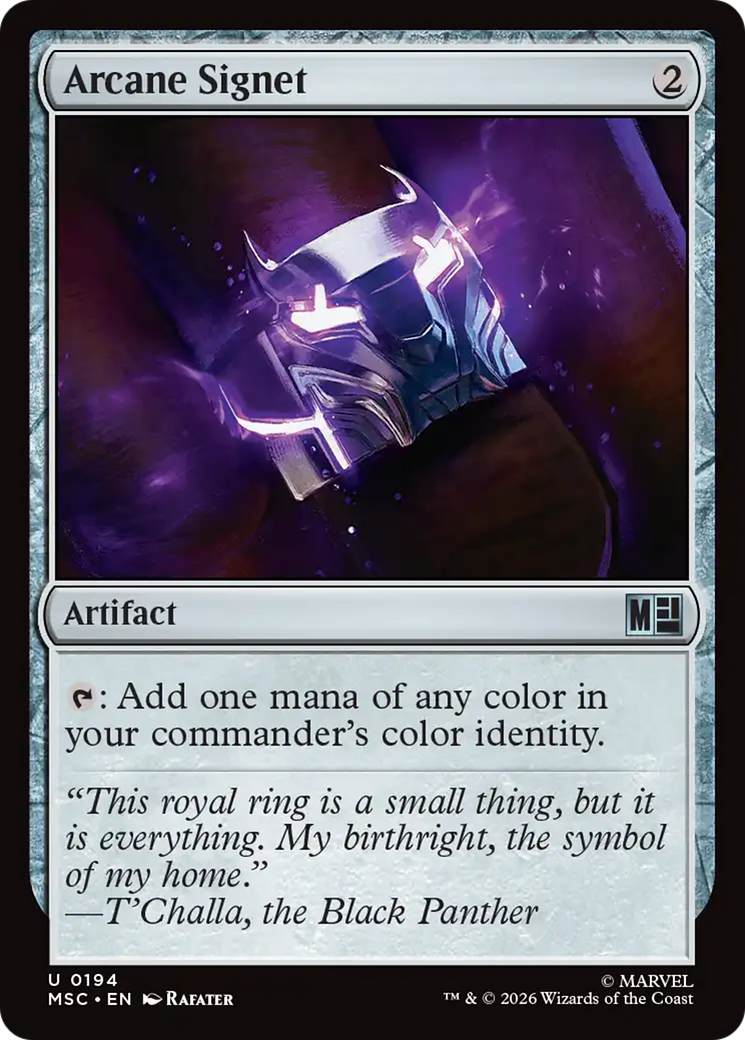Arcane Signet (0194) [Marvel Super Heroes Commander] | Multizone: Comics And Games
