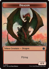 Dragon (0007) // Treasure Double-Sided Token [Foundations Commander Tokens] | Multizone: Comics And Games