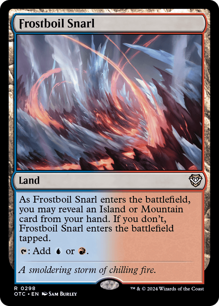 Frostboil Snarl [Outlaws of Thunder Junction Commander] MTG Single Magic: The Gathering  | Multizone: Comics And Games