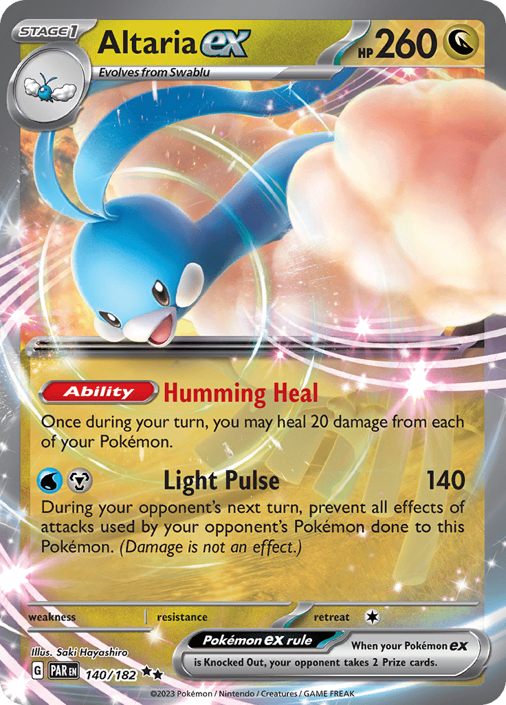 Altaria ex (140/182) [Scarlet & Violet: Paradox Rift] Pokemon Single Pokémon  | Multizone: Comics And Games
