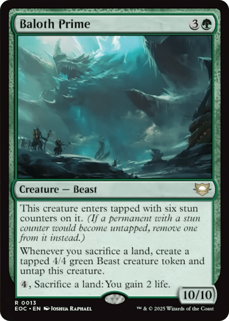 Baloth Prime [Edge of Eternities Commander] MTG Single Magic: The Gathering  | Multizone: Comics And Games