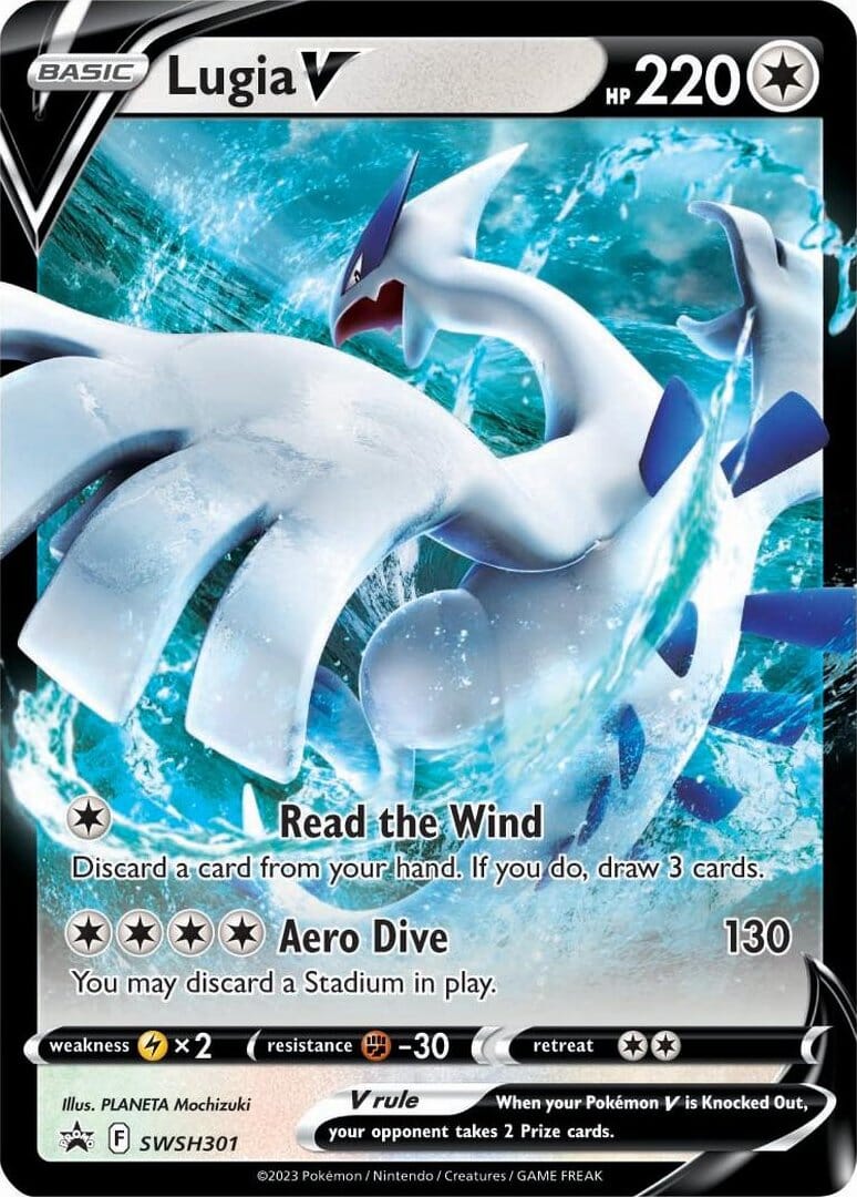 Lugia V (SWSH301) (Jumbo Card) [Sword & Shield: Black Star Promos] Pokemon Single Pokémon  | Multizone: Comics And Games