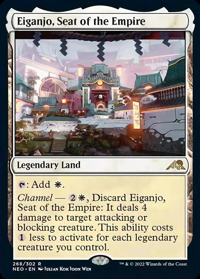 Eiganjo, Seat of the Empire [Kamigawa: Neon Dynasty] MTG Single Magic: The Gathering  | Multizone: Comics And Games