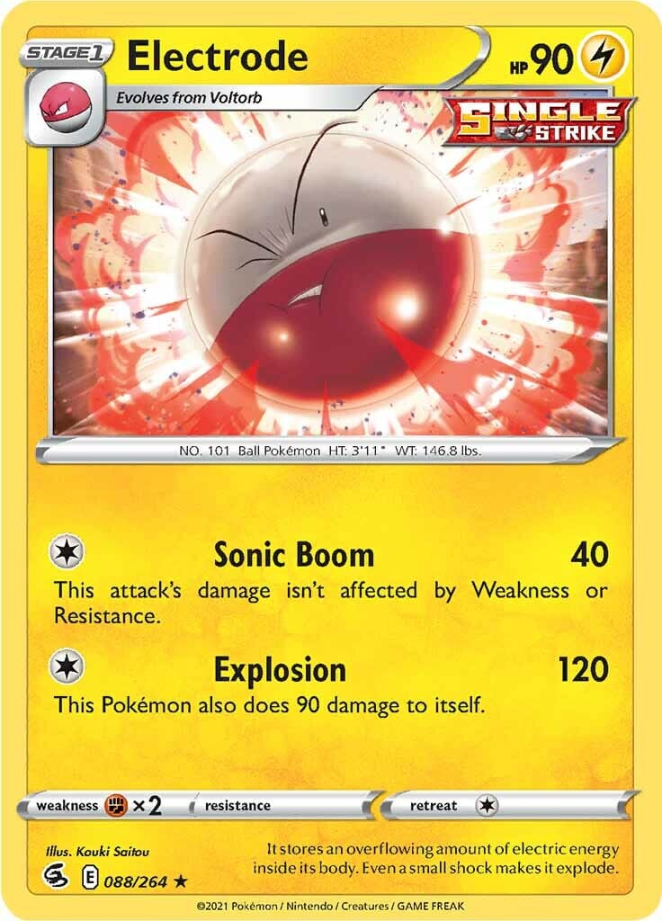 Electrode (088/264) [Sword & Shield: Fusion Strike] Pokemon Single Pokémon  | Multizone: Comics And Games
