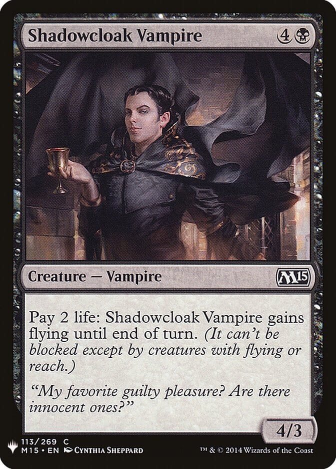 Shadowcloak Vampire [Mystery Booster] MTG Single Magic: The Gathering  | Multizone: Comics And Games