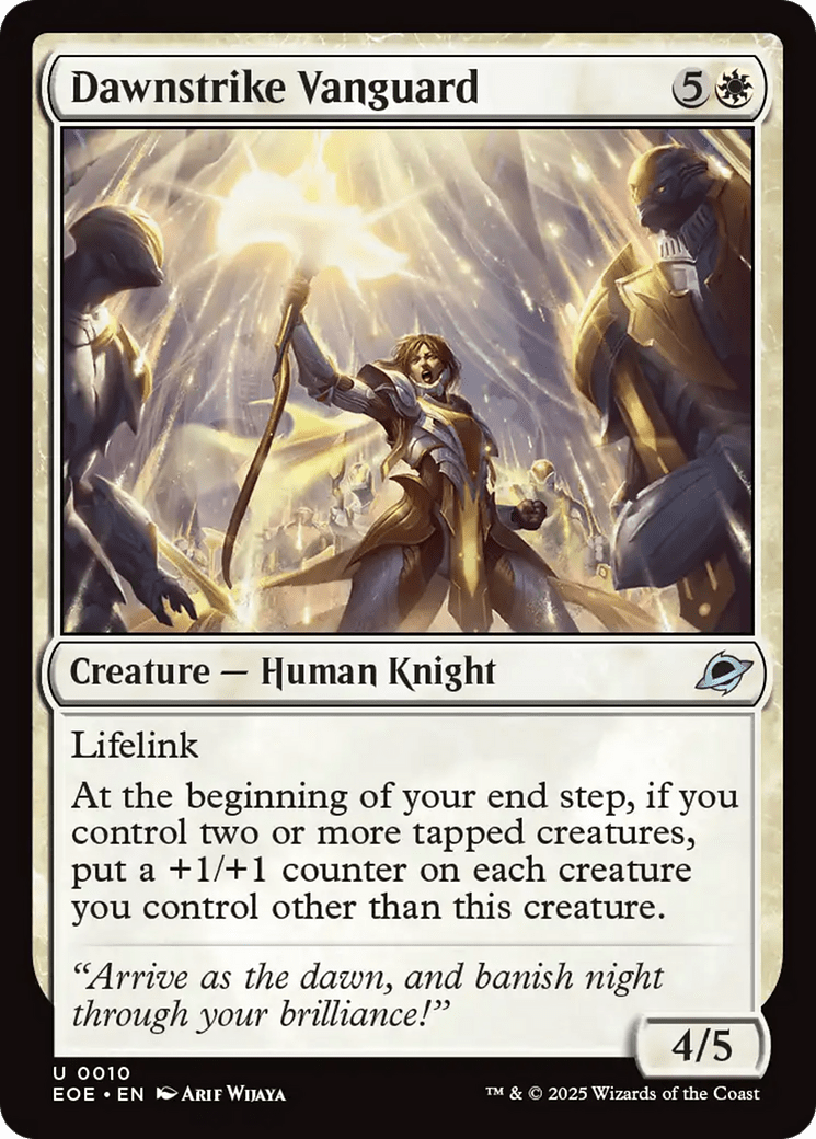 Dawnstrike Vanguard [Edge of Eternities] MTG Single Magic: The Gathering  | Multizone: Comics And Games