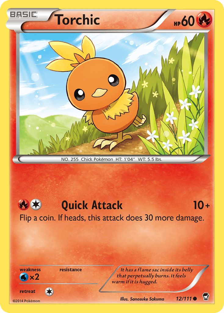 Torchic (12/111) [XY: Furious Fists] Pokemon Single Pokémon  | Multizone: Comics And Games