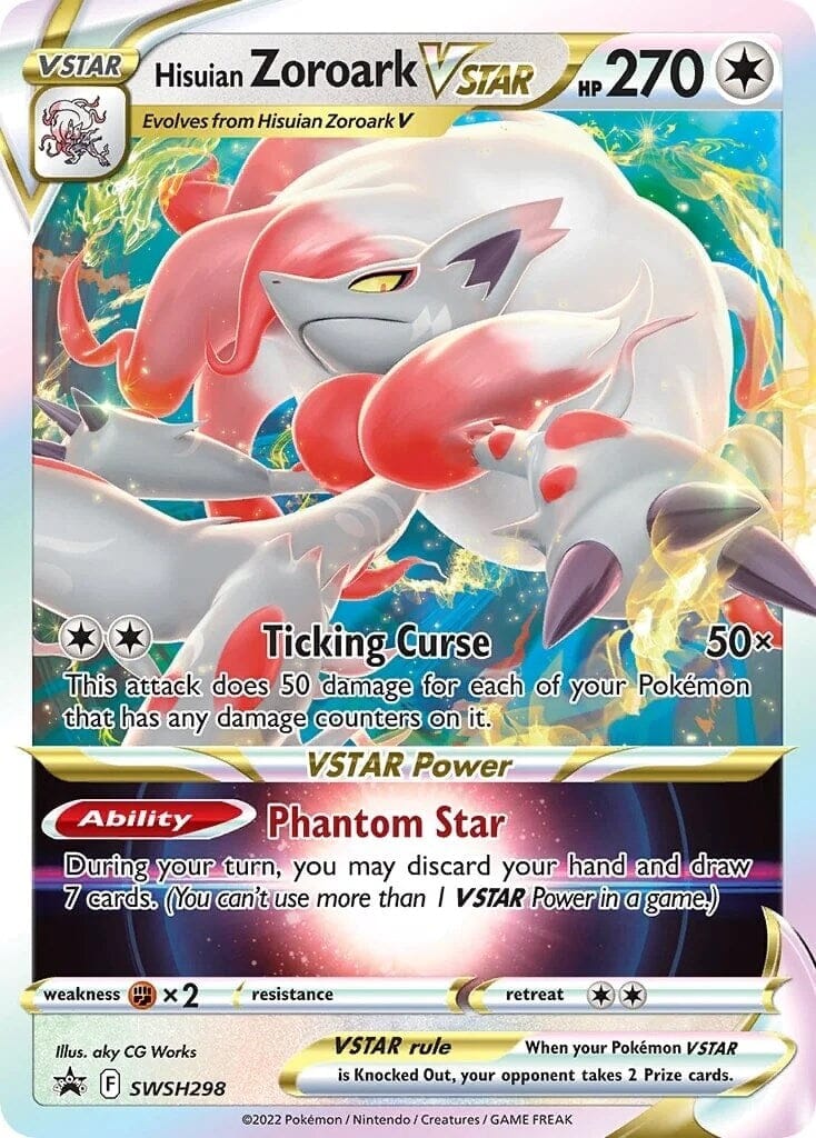 Hisuian Zoroark VSTAR (SWSH298) (Jumbo Card) [Sword & Shield: Black Star Promos] Pokemon Single Pokémon  | Multizone: Comics And Games