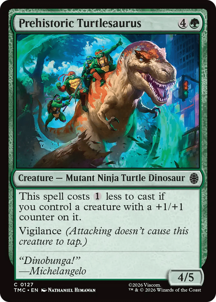 Prehistoric Turtlesaurus [Teenage Mutant Ninja Turtles Commander] MTG Single Magic: The Gathering  | Multizone: Comics And Games