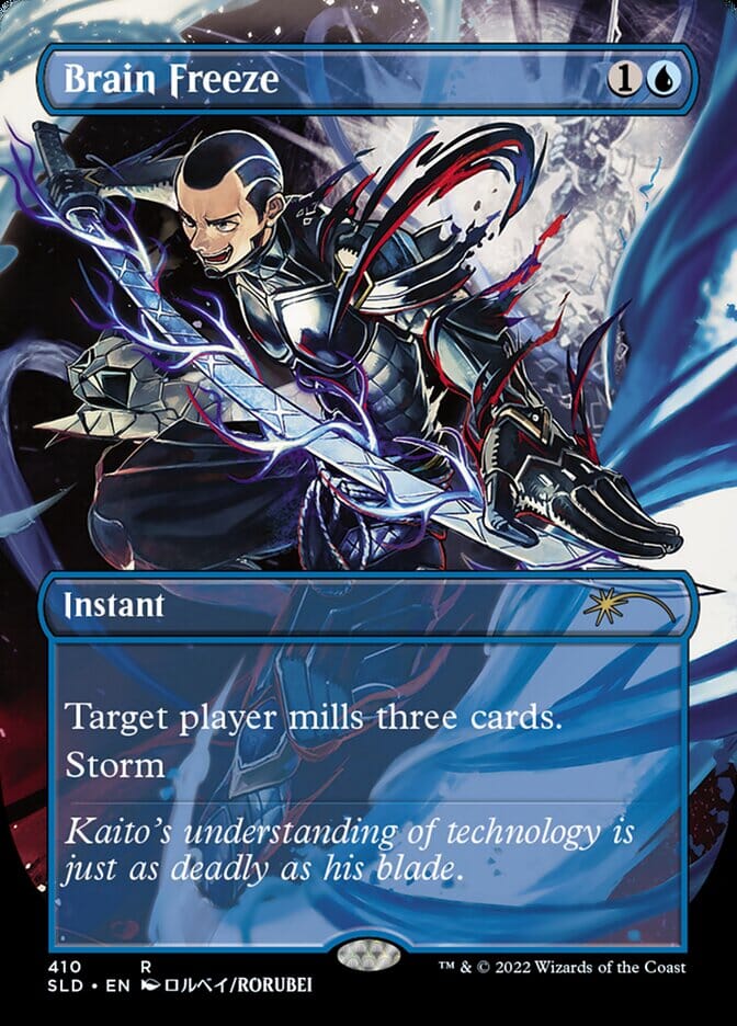 Brain Freeze (Borderless) [Secret Lair Drop Series] MTG Single Magic: The Gathering  | Multizone: Comics And Games