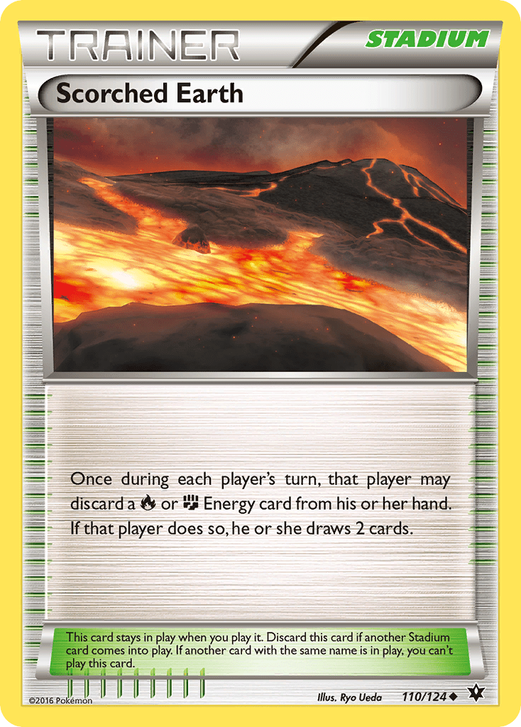Scorched Earth (110/124) [XY: Fates Collide] Pokemon Single Pokémon  | Multizone: Comics And Games