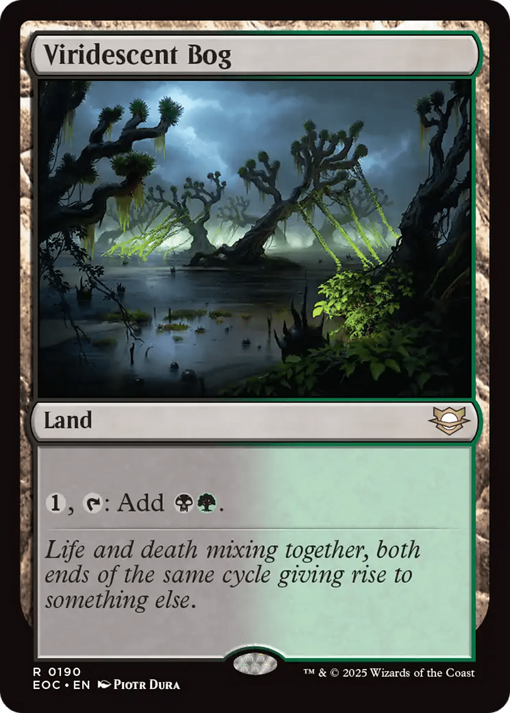 Viridescent Bog [Edge of Eternities Commander] MTG Single Magic: The Gathering  | Multizone: Comics And Games