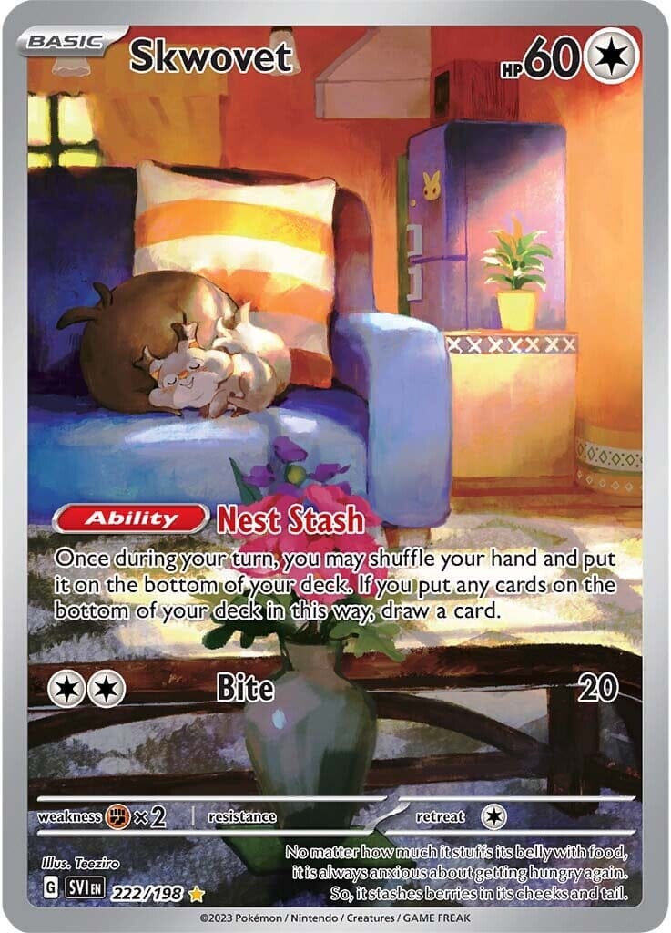Skwovet (222/198) [Scarlet & Violet: Base Set] Pokemon Single Pokémon  | Multizone: Comics And Games