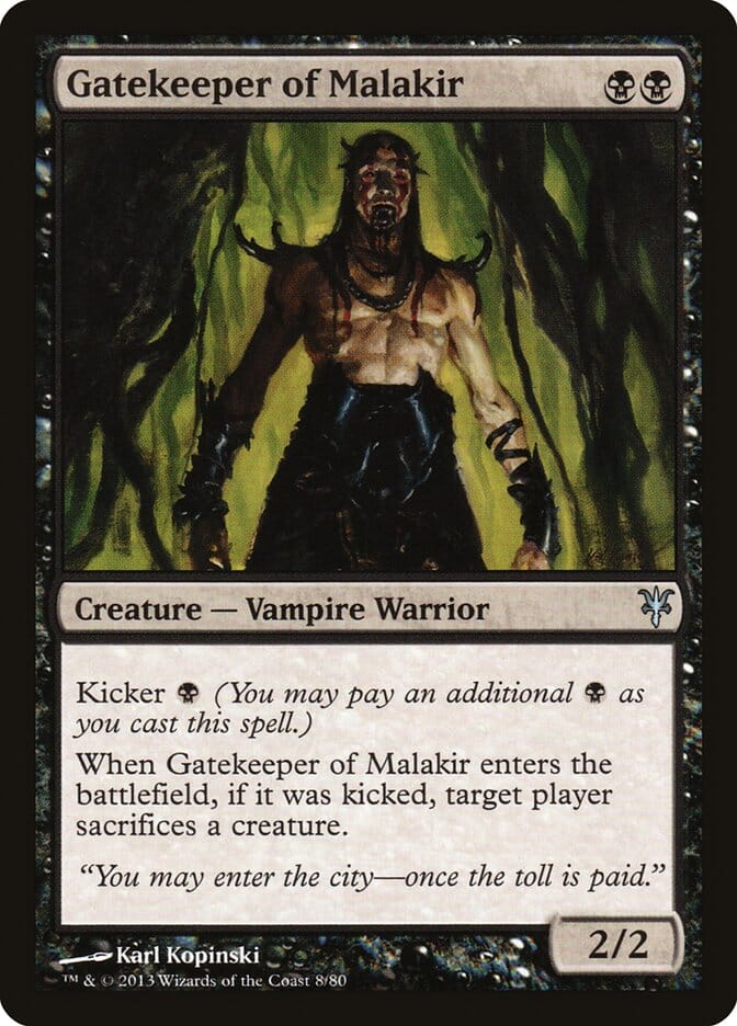 Gatekeeper of Malakir [Duel Decks: Sorin vs. Tibalt] MTG Single Magic: The Gathering  | Multizone: Comics And Games