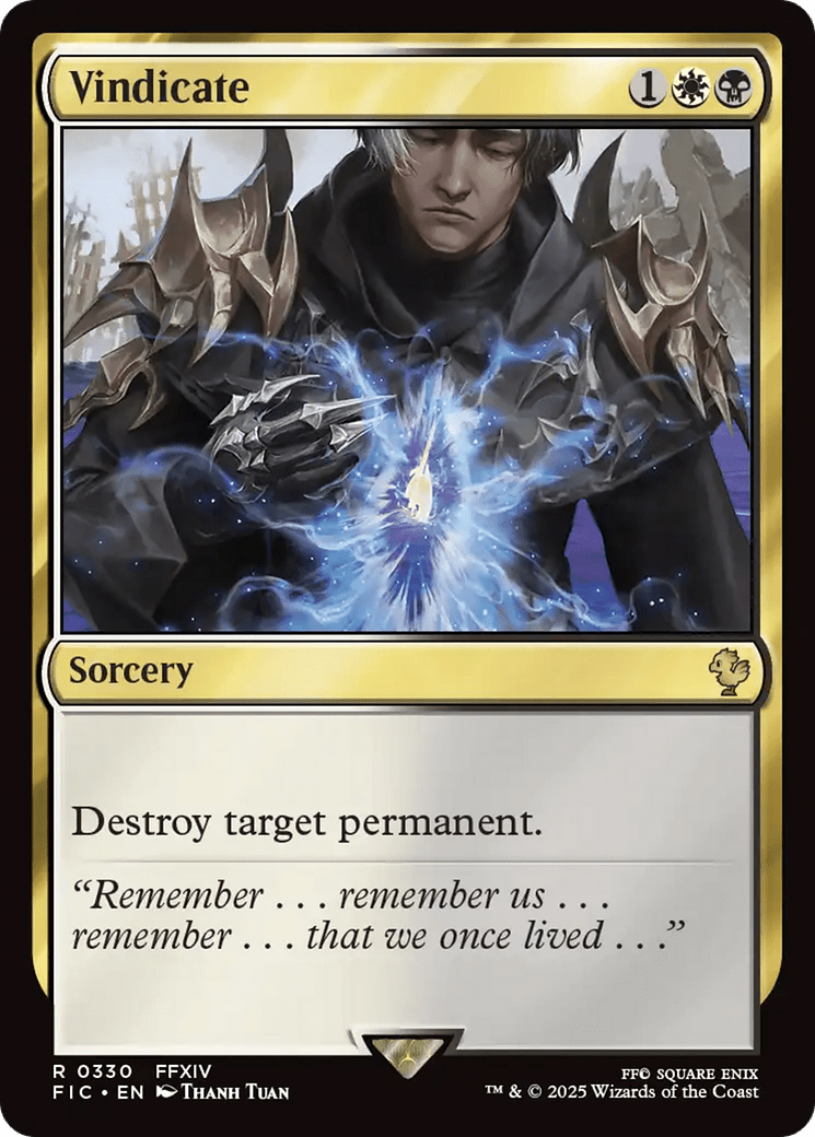 Vindicate [FINAL FANTASY Commander] MTG Single Magic: The Gathering  | Multizone: Comics And Games