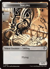 Inkling (0007) // Spirit (0011) Double-Sided Token [Secrets of Strixhaven Tokens] MTG Single Magic: The Gathering  | Multizone: Comics And Games