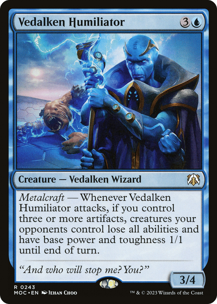 Vedalken Humiliator [March of the Machine Commander] MTG Single Magic: The Gathering  | Multizone: Comics And Games