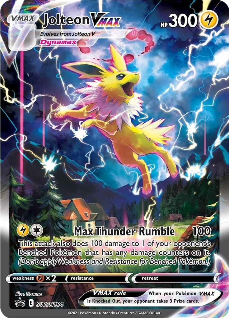 Jolteon VMAX (SWSH184) [Sword & Shield: Black Star Promos] Pokemon Single Pokémon  | Multizone: Comics And Games