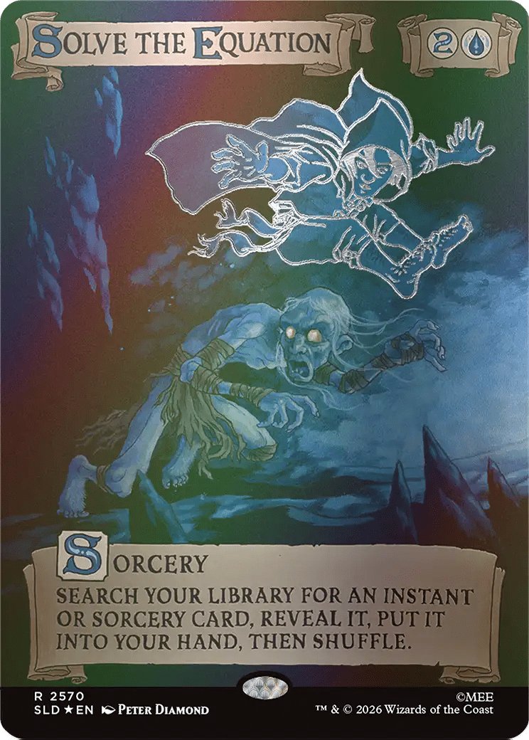 Solve the Equation (2570) (Out Of Sight Foil) [Secret Lair Drop Series] MTG Single Magic: The Gathering  | Multizone: Comics And Games