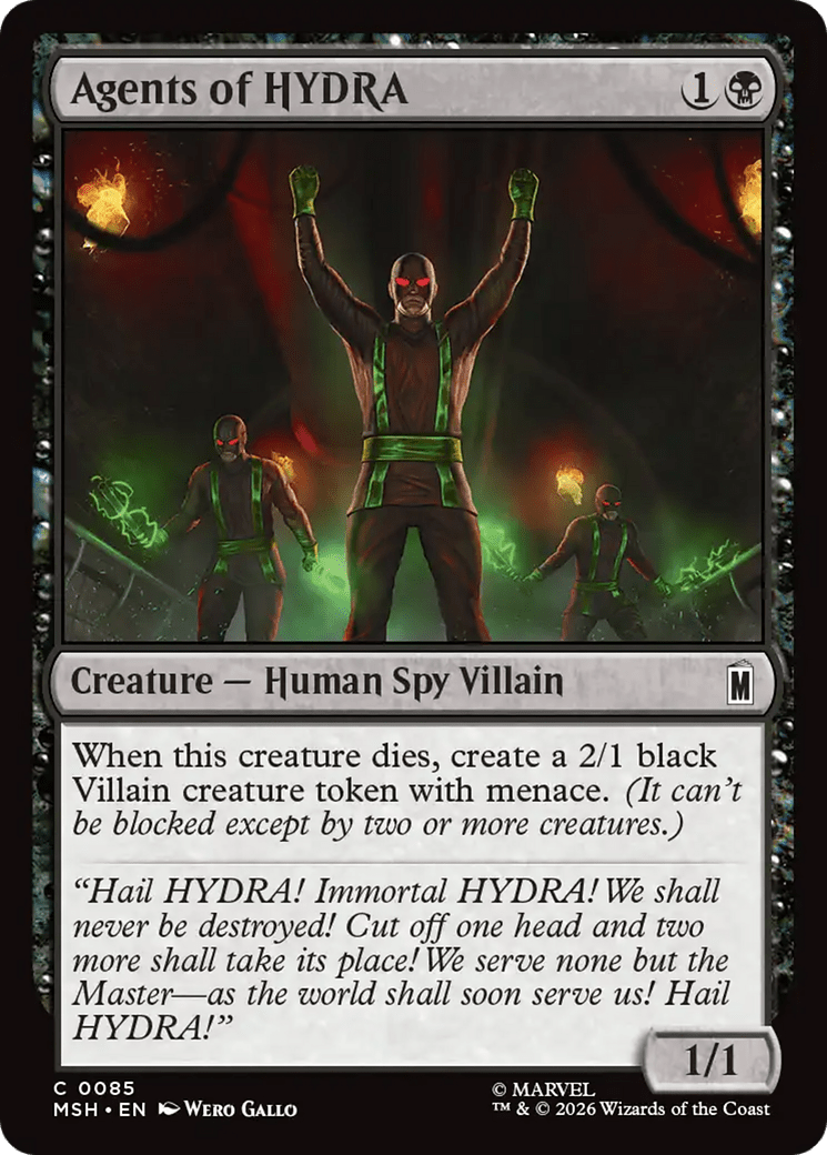 Agents of HYDRA [Marvel Super Heroes] MTG Single Magic: The Gathering  | Multizone: Comics And Games